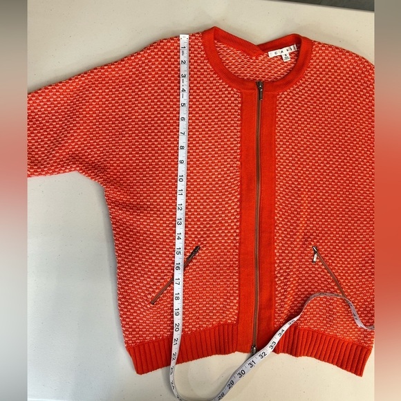 Cabi Cocoon Zip Front Cardigan Sweater Size S - Picture 6 of 10